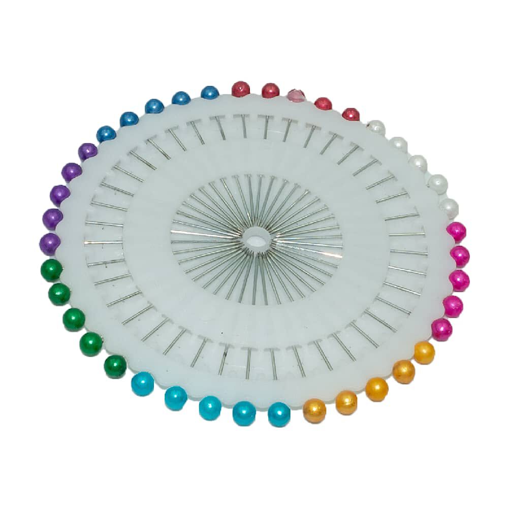 Alfileres Cabeza Color Redonda, Rodela 40 Unidades image number 0.0