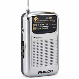 Radio Port&aacute;til Philco Ic-x15 Am/fm Con Antena Telesc&oacute;pica