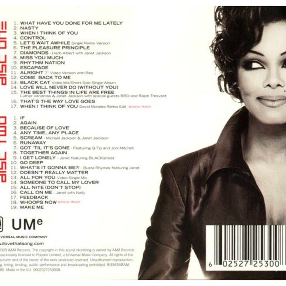Janet Jackson - Best Of (2cd) | Cd image number 1.0