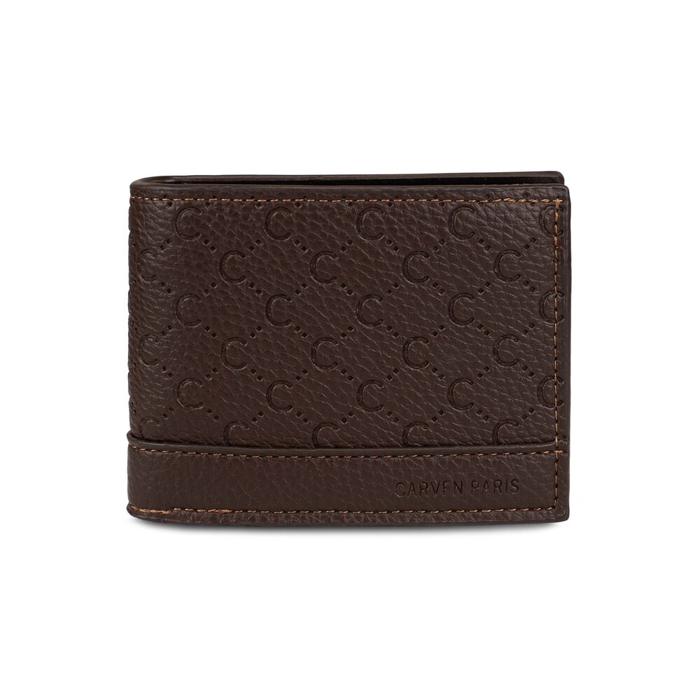 Billetera Hombre Lucca Caf&eacute; Oscuro Con Monedero Carven Paris image number 2.0