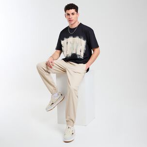 Pantalón Liso Tiro Medio Slim Hombre Skuad