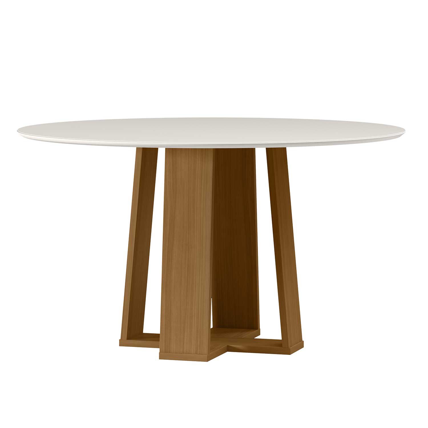 Juego De Comedor Redondo 6 Sillas Amor&eacute; Vidrio 1.35 Beige image number 5.0