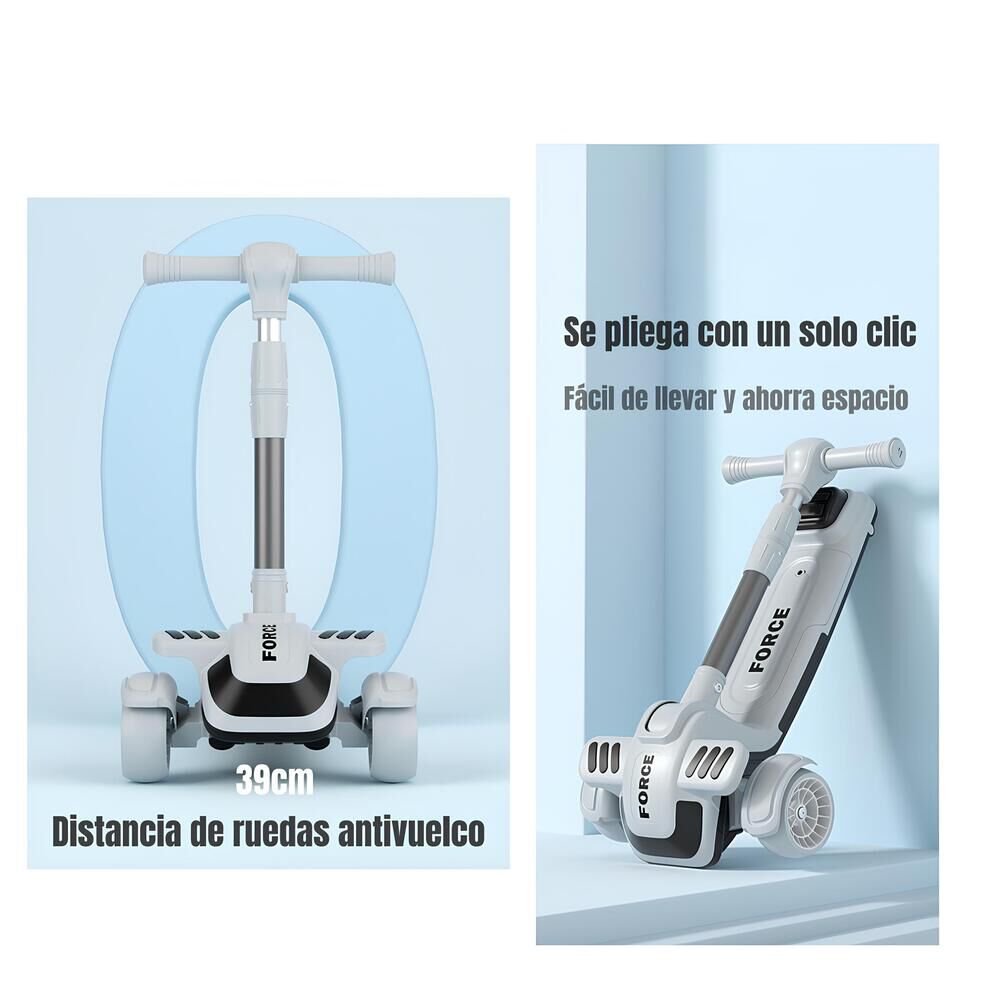 Triciclo Scooter 2 En 1 Lubabycas Rosado Lubabycas image number 2.0