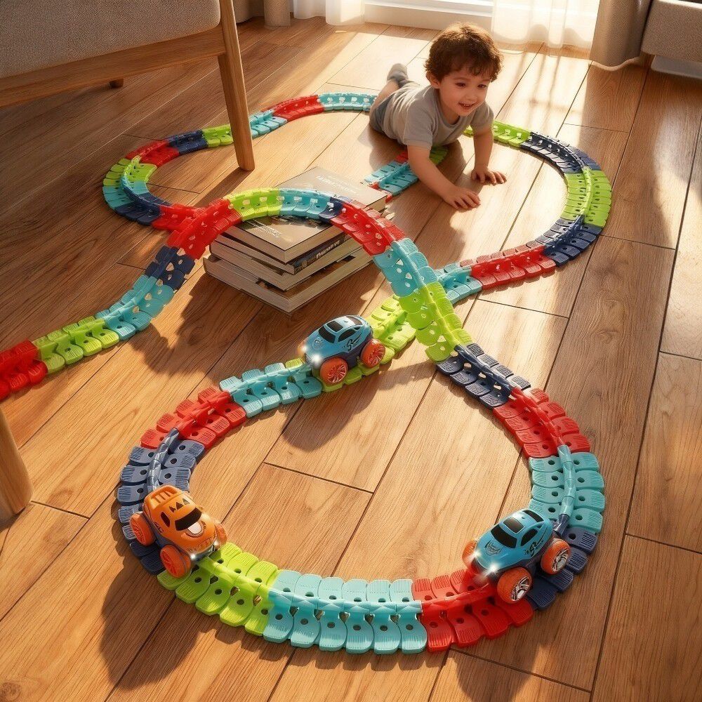 Autopista Magica Flexible Gravedad 0 92 Pcs Para Ni&ntilde;os image number 0.0