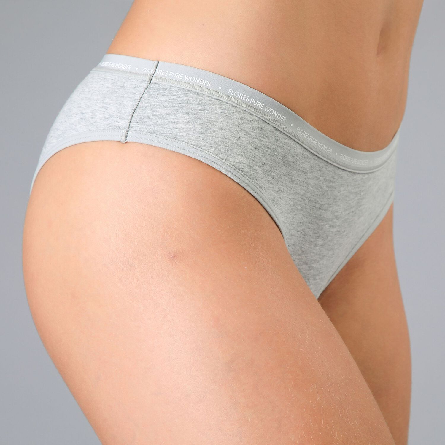 Pack X2 Bikini Algodon Logo Flores Mujer 25286-2 image number 4.0