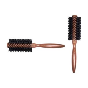 Cepillo Peine Redondo Para Peinar Cabello Pelo Caf&eacute;