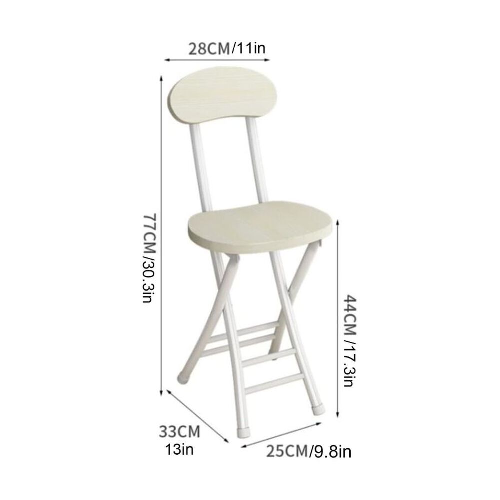 Silla Plegable Port&aacute;til De Color Madera image number 2.0