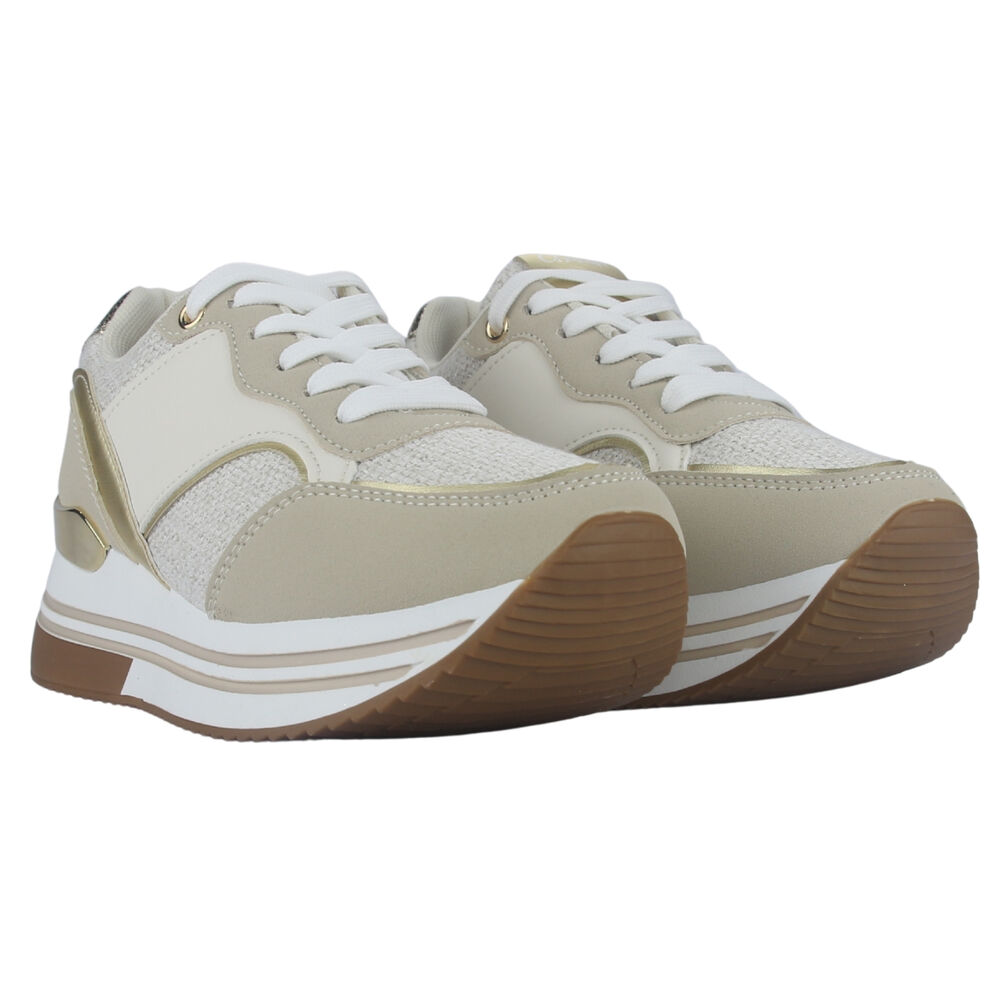 Zapatilla Mujer Chalada Jettixlow2 Beige Urbano image number 4.0