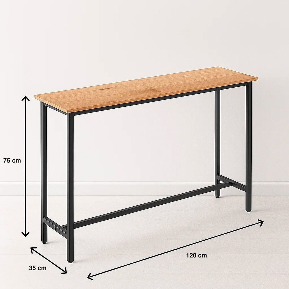 Mesa De Arrimo O Bar Alta Rustik - Madera Clara image number 10.0