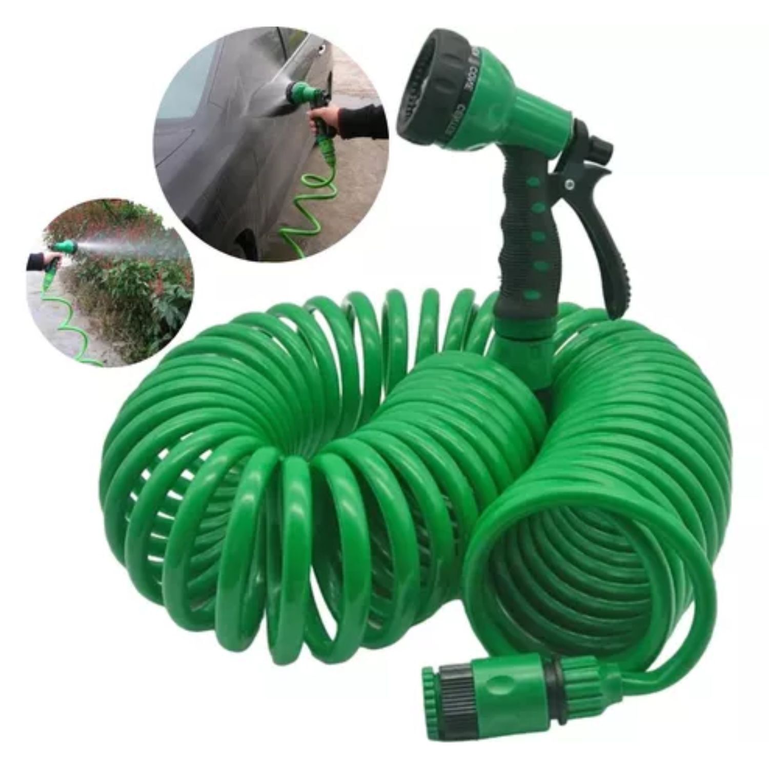 Manguera Extensible Con Pistola 15 Mts Expandible Hogar image number 1.0