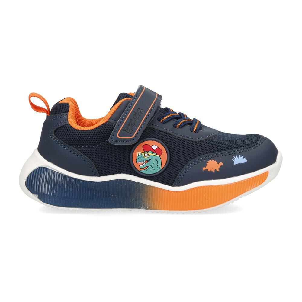 Zapatilla Infantil Niño Topsis Navy image number 2.0