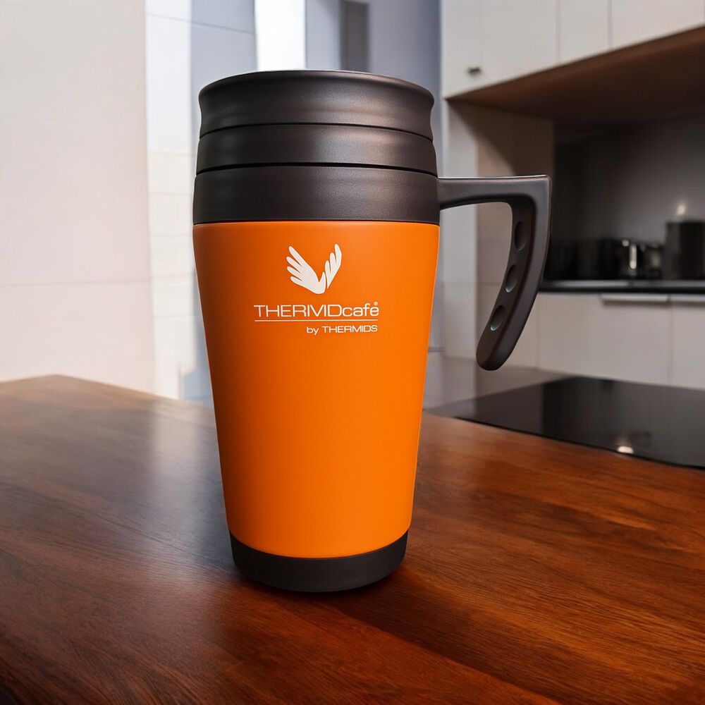 Vaso Mug Térmico Inox 400ml Orange Edition Thermos Df2000-sn image number 2.0