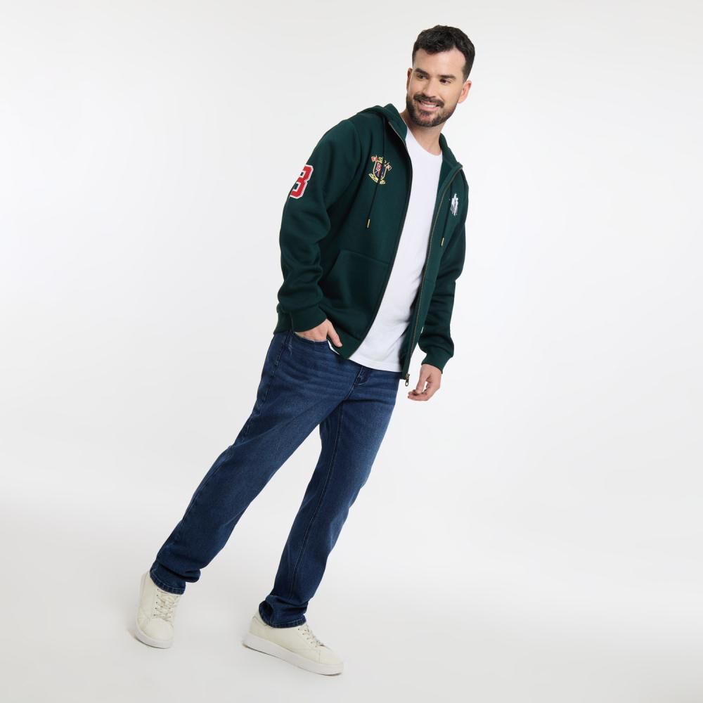 Jeans Tiro Medio Slim Hombre The King's Polo Club image number 1.0