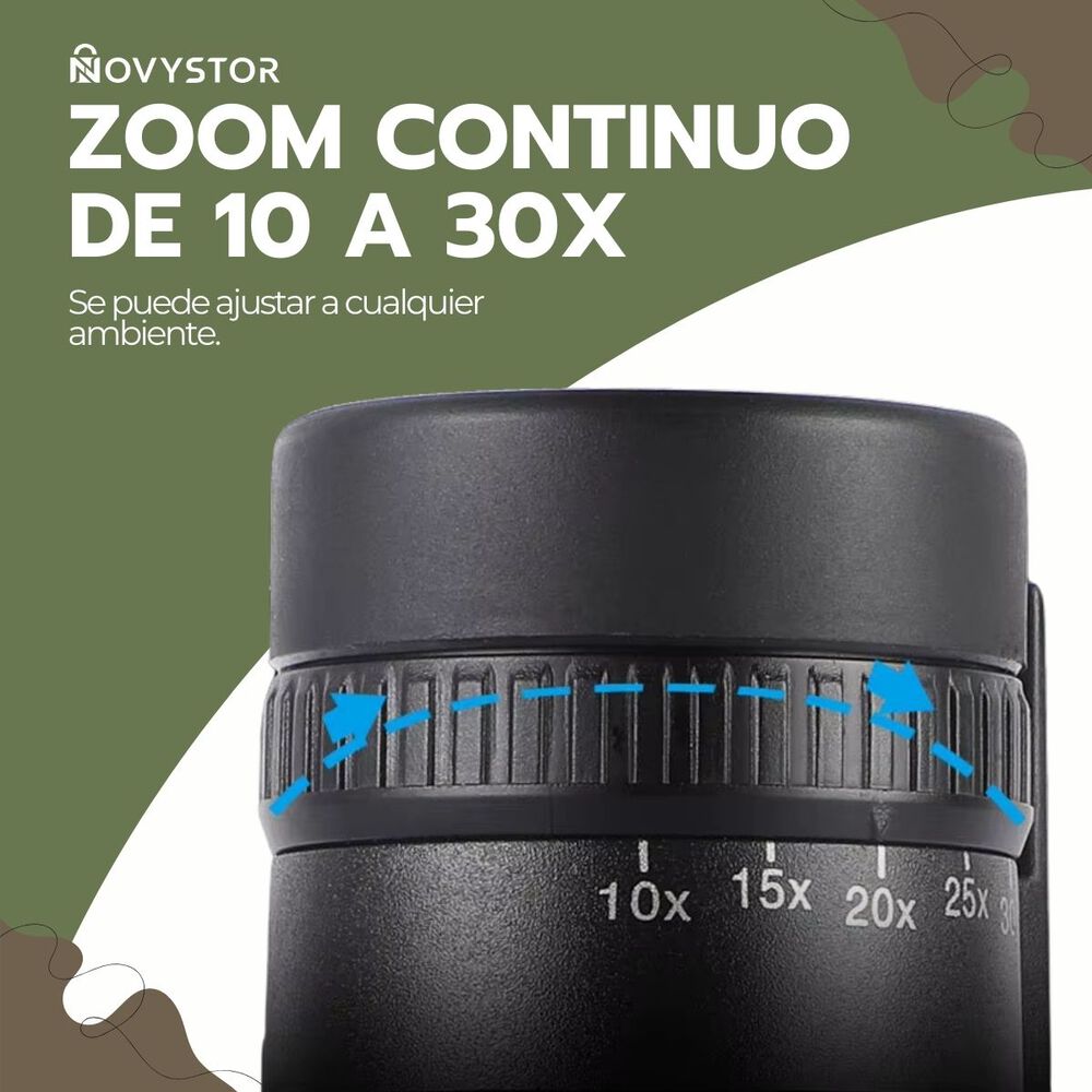 Telescopio Monocular Hd 50x Bak4 Impermeable Trípode image number 4.0