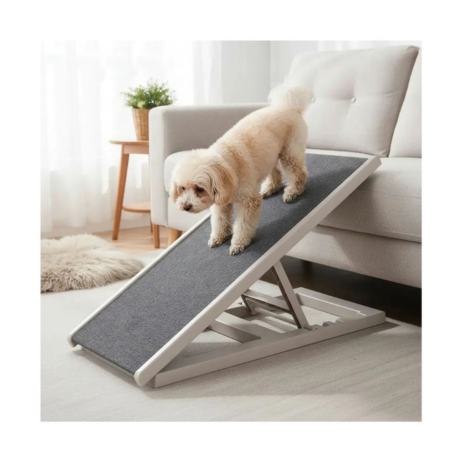 Rampa Para Mascotas Chica Plegable Liviana Compacta 34x85cm image number 4.0