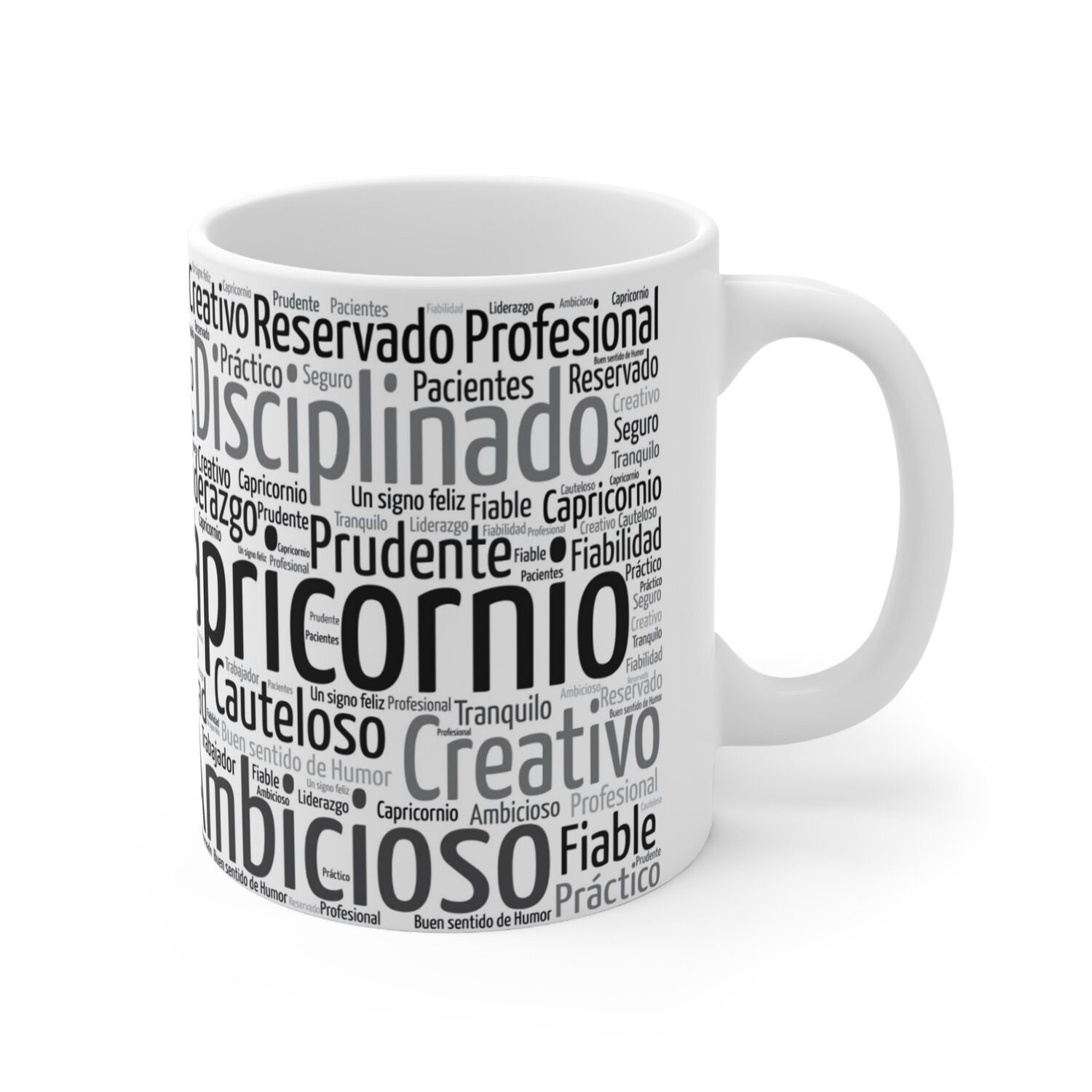 Taza Signo Zodiacal Capricornio - Cer&aacute;mica Hor&oacute;scopo Astrolog&iacute;a image number 2.0
