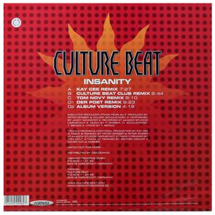 Culture Beat - Insanity (2lp) | 12" Maxi Single Usado