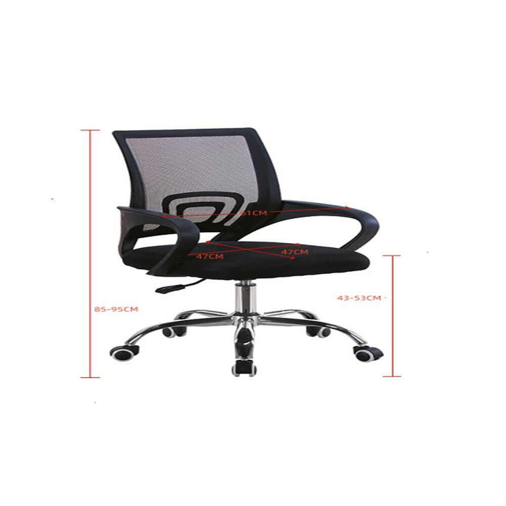 Silla De Oficina Ejecutiva Nueva York Ergonomica Respaldo Malla Gris Bm-520mg Arthome image number 5.0