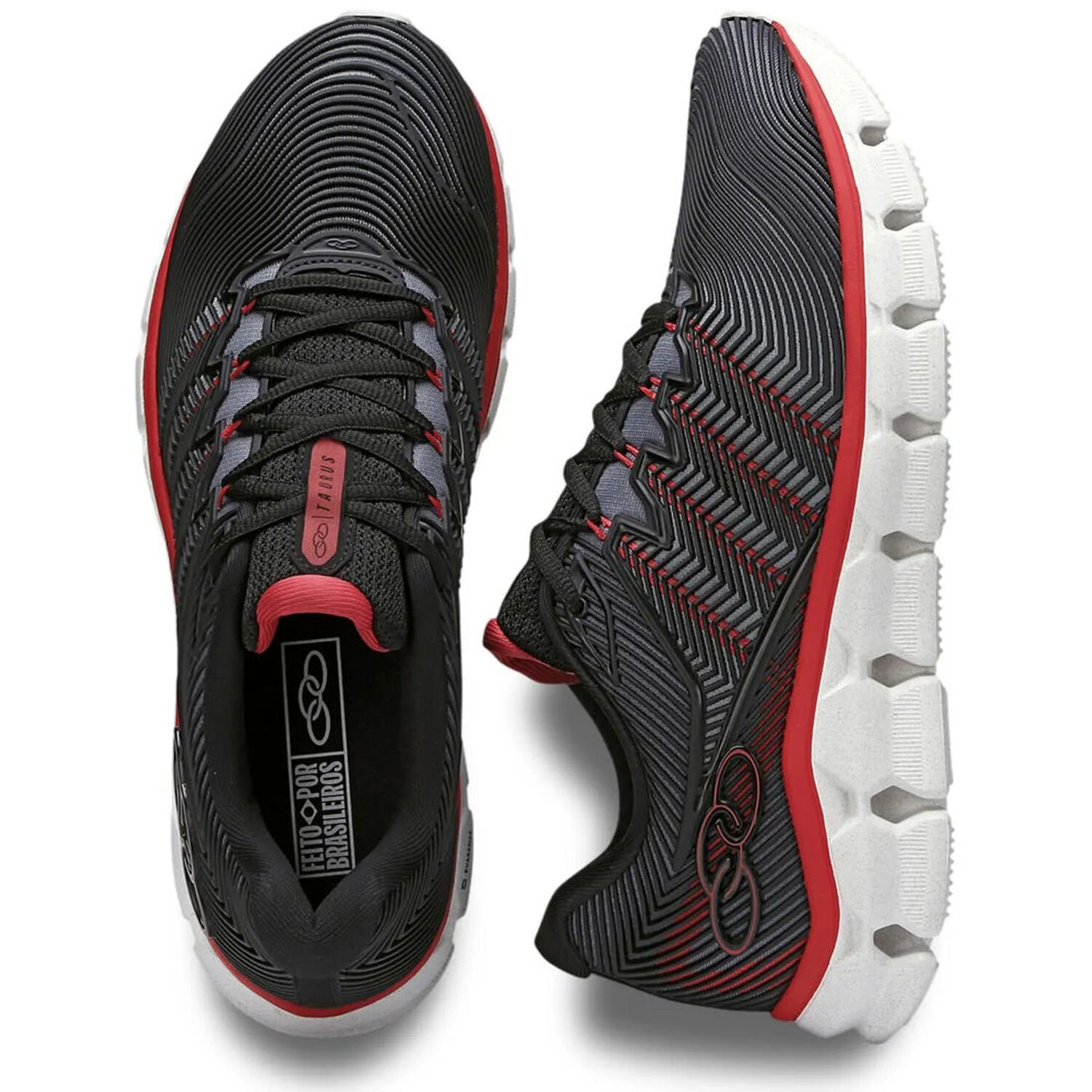 Zapatilla Hombre Taurus Negro/rojo Olympikus image number 2.0