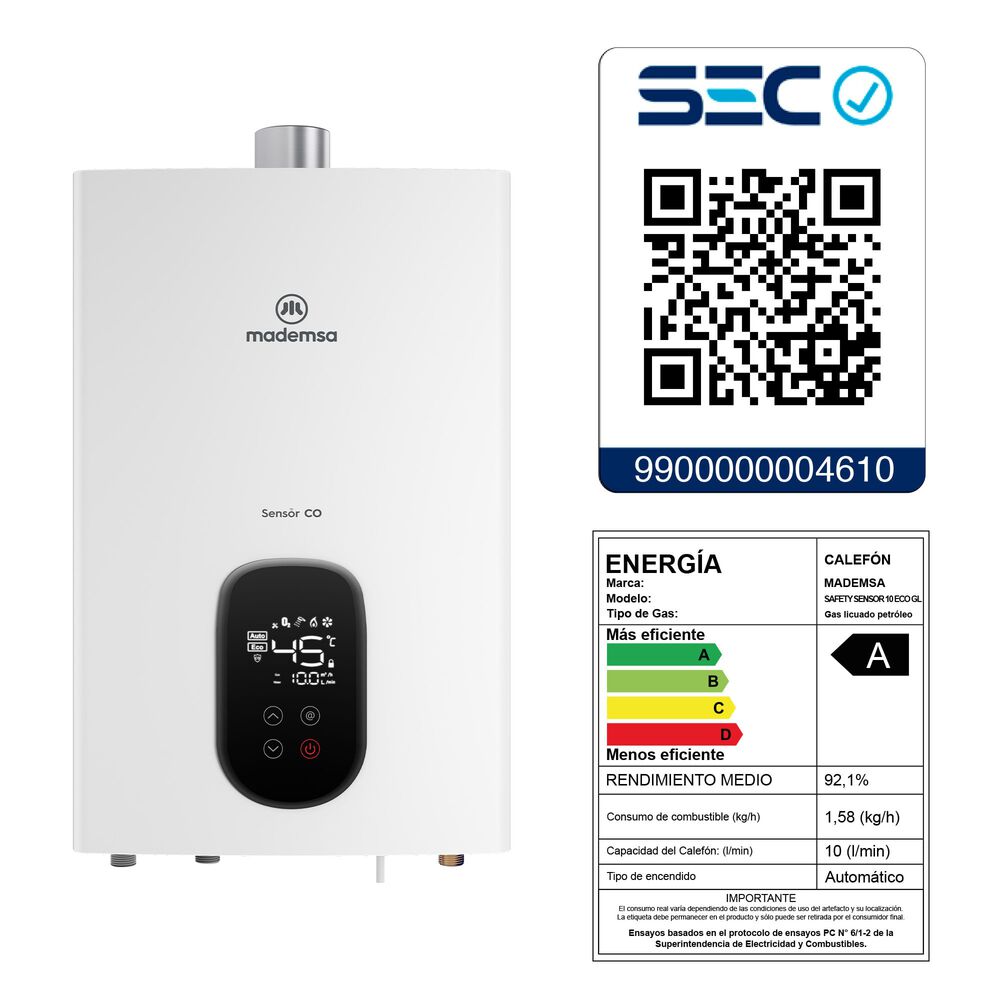 Calef&oacute;n Mademsa Safety Sensor 10 Eco Gl image number 2.0