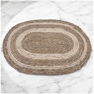Juego De 6 Individuales De 100 % Tejido De Yute, Redondos De 38 Cm