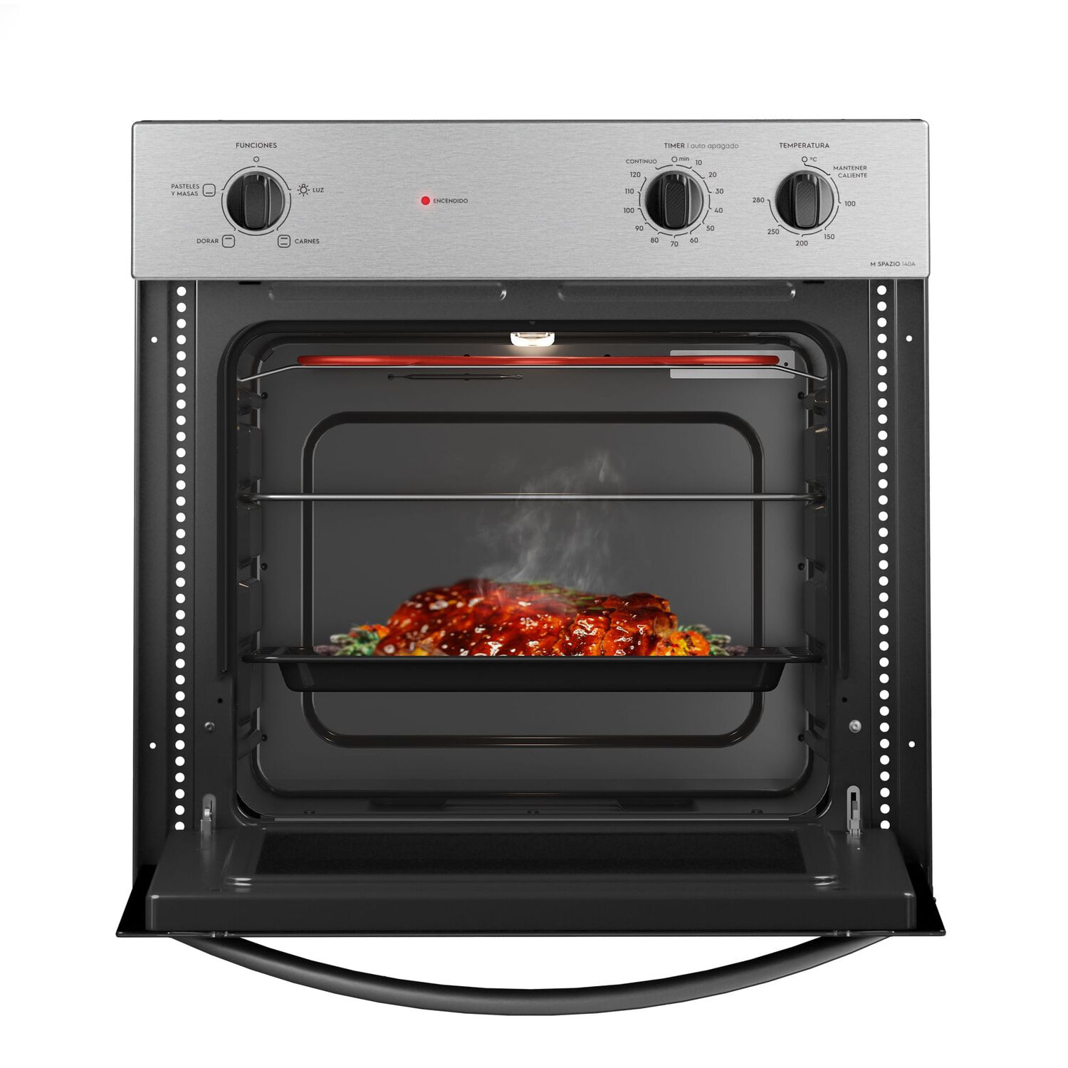 Horno Empotrable El&eacute;ctrico 66l Timer M Spazio 140a Negro image number 6.0