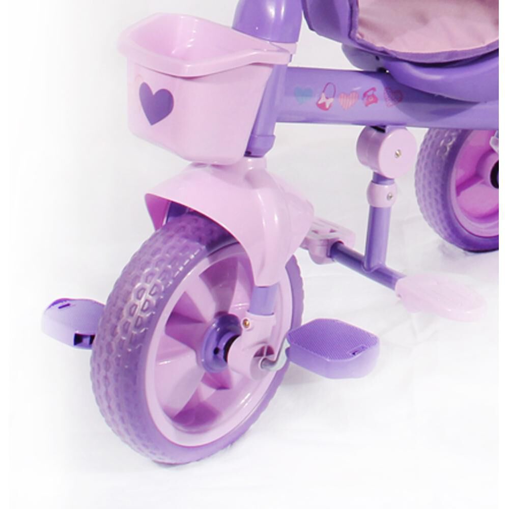 Triciclo Musical Con Guía Y Techo Minnie Disney image number 2.0