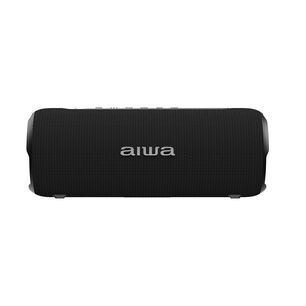 Parlante Port&aacute;til Inal&aacute;mbrico Bluetooth 15w Impermeable Tws Aiwa Aw-q260 Negro