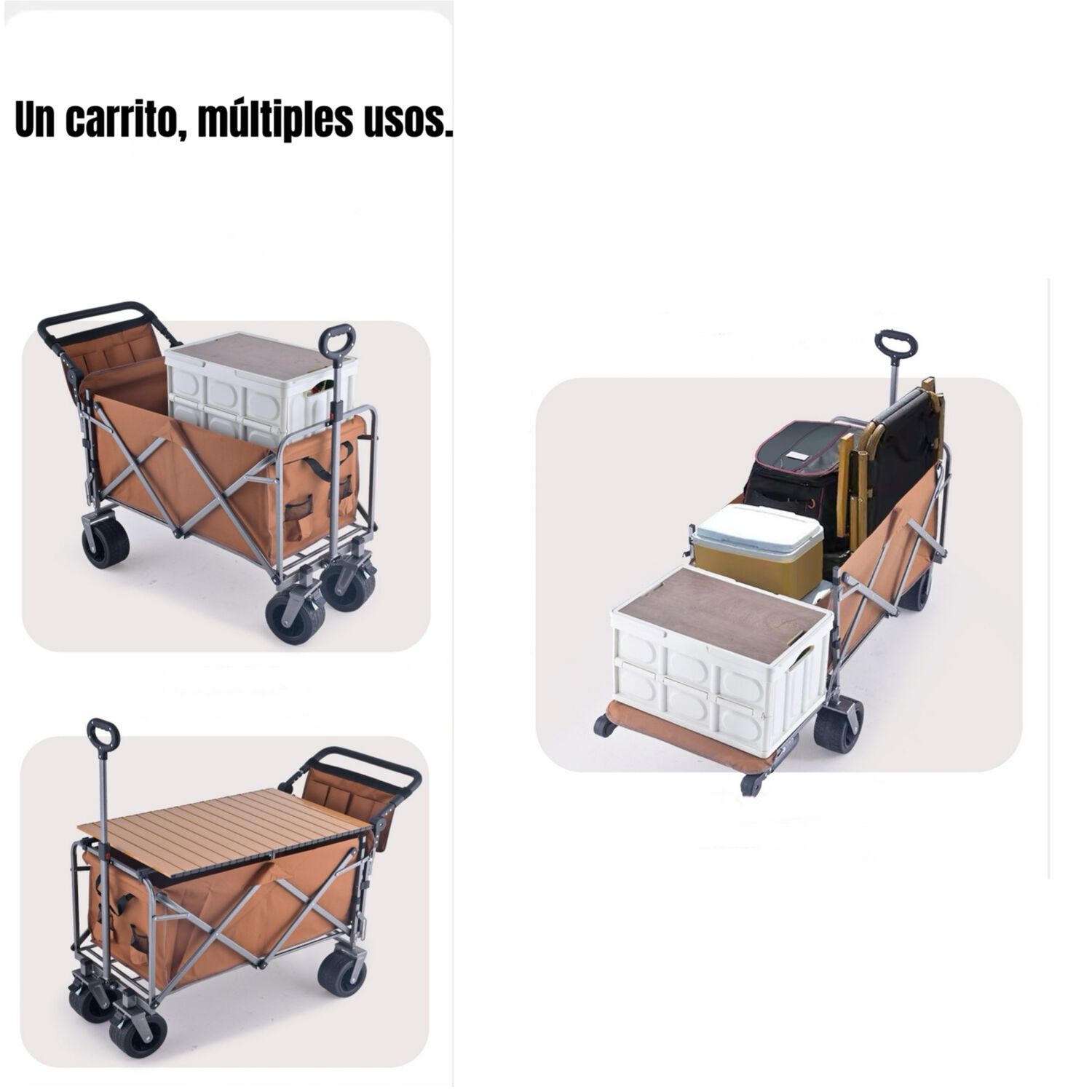 Carro Camping Expandible Con Mesa Multifuncional Mule image number 7.0