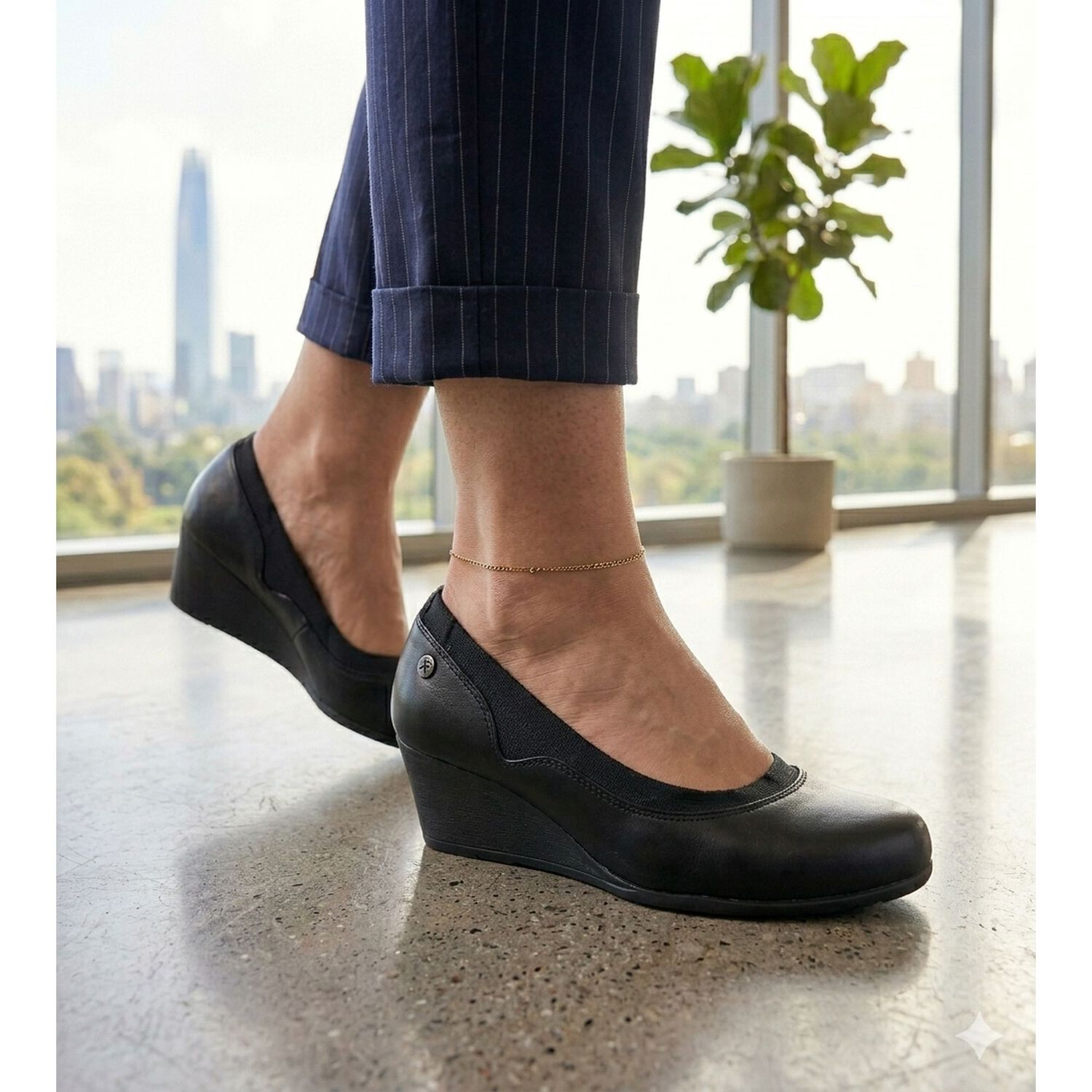 Zapato Aura Negro Alquimia image number 4.0