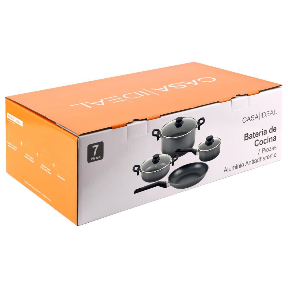 Batería De Cocina Casaideal Hjca707cl / 7 Piezas image number 4.0