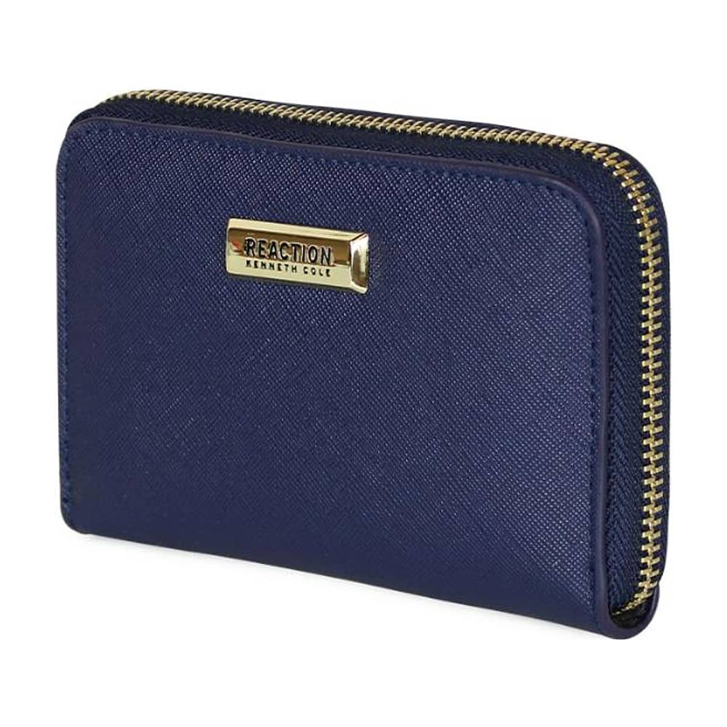 Cartera Tempo + Billetera Trifold Azul Oscuro Kenneth Cole image number 5.0