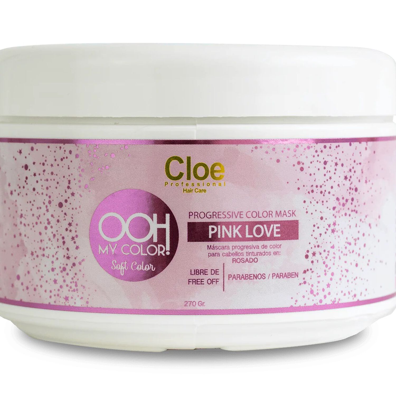 M&aacute;scara Ooh My Color Pink Love Cloe 270gr image number 0.0