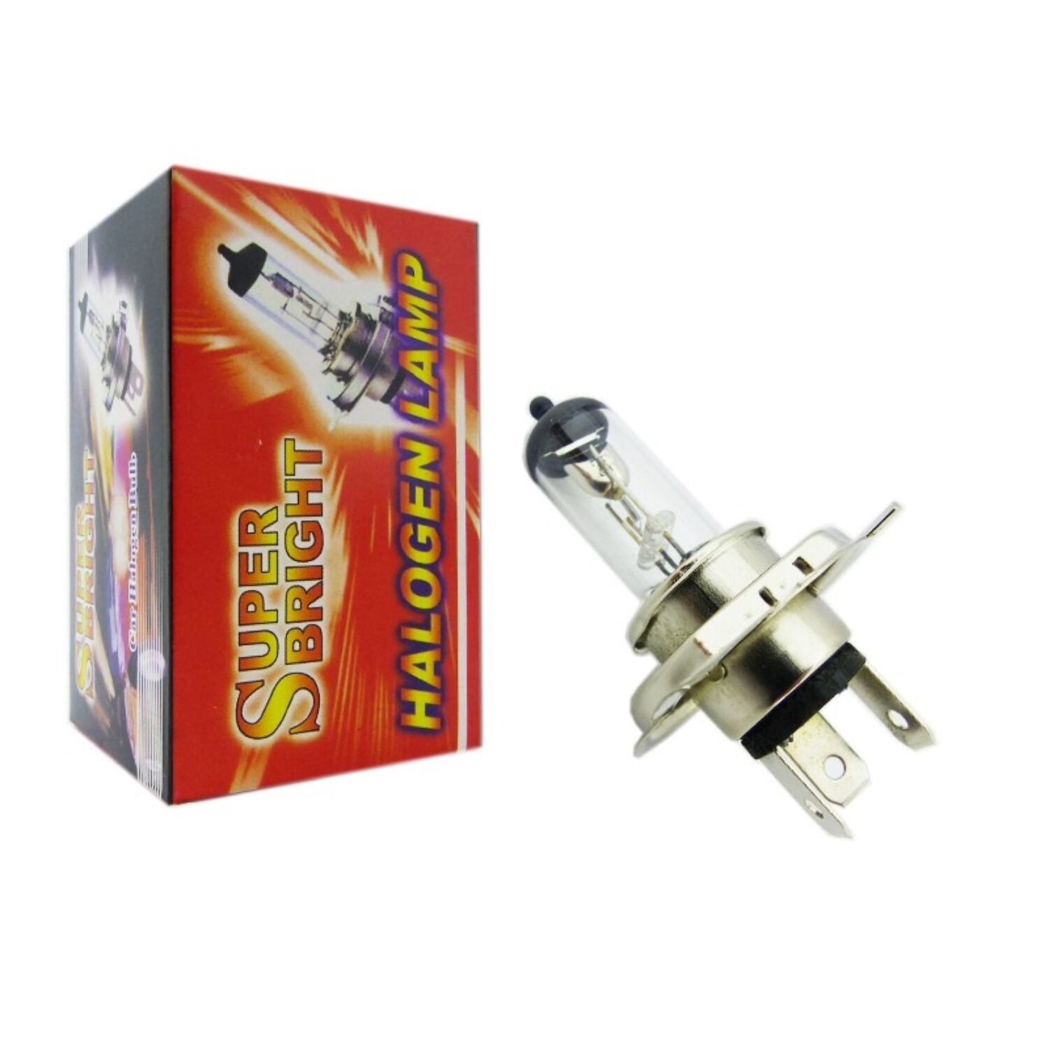 Set X2 Ampolleta H-4 Super Bright Caja X1 12v 60/55w image number 2.0