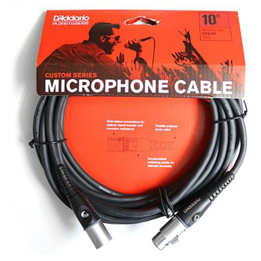 Cable Micrófono Xlr 3mts. Pw-m-10 Daddario image number 1.0