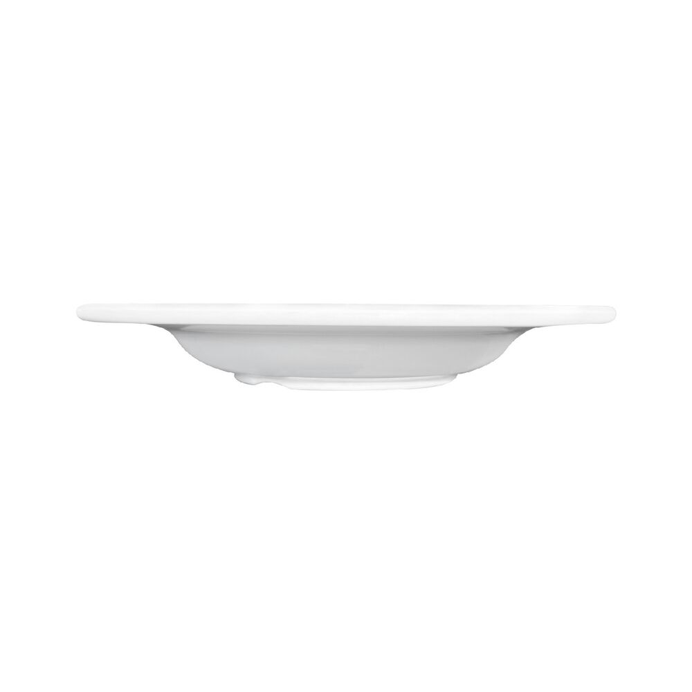 Set De 6 Platos Melamina Hondo Borde Grueso Blanca 21cm L&iacute;nea Cl&aacute;sica image number 2.0