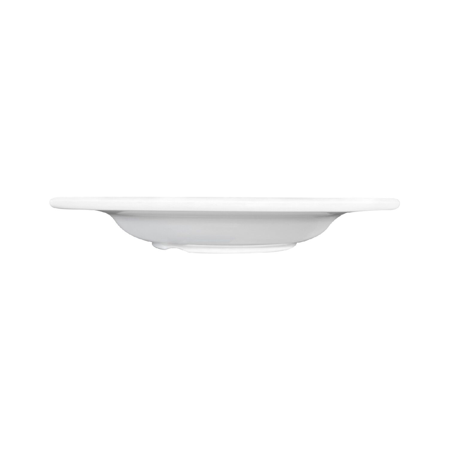 Set De 6 Platos Melamina Hondo Borde Grueso Blanca 21cm L&iacute;nea Cl&aacute;sica image number 2.0