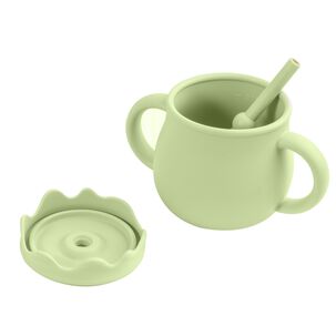 Set Alimentaci&oacute;n October Silicona Verde