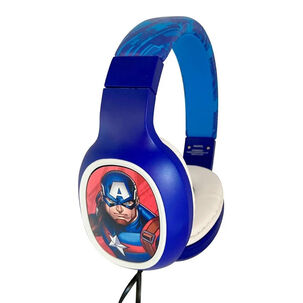 Audífonos Marvel Capitán América Teen Micrófono Electrotom Over-ear