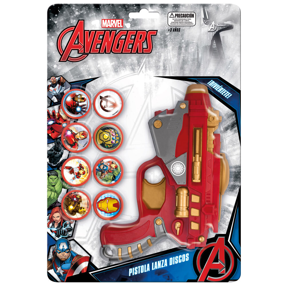 Pistola Lanza Disco Avengers Marvel Pronobel image number 4.0