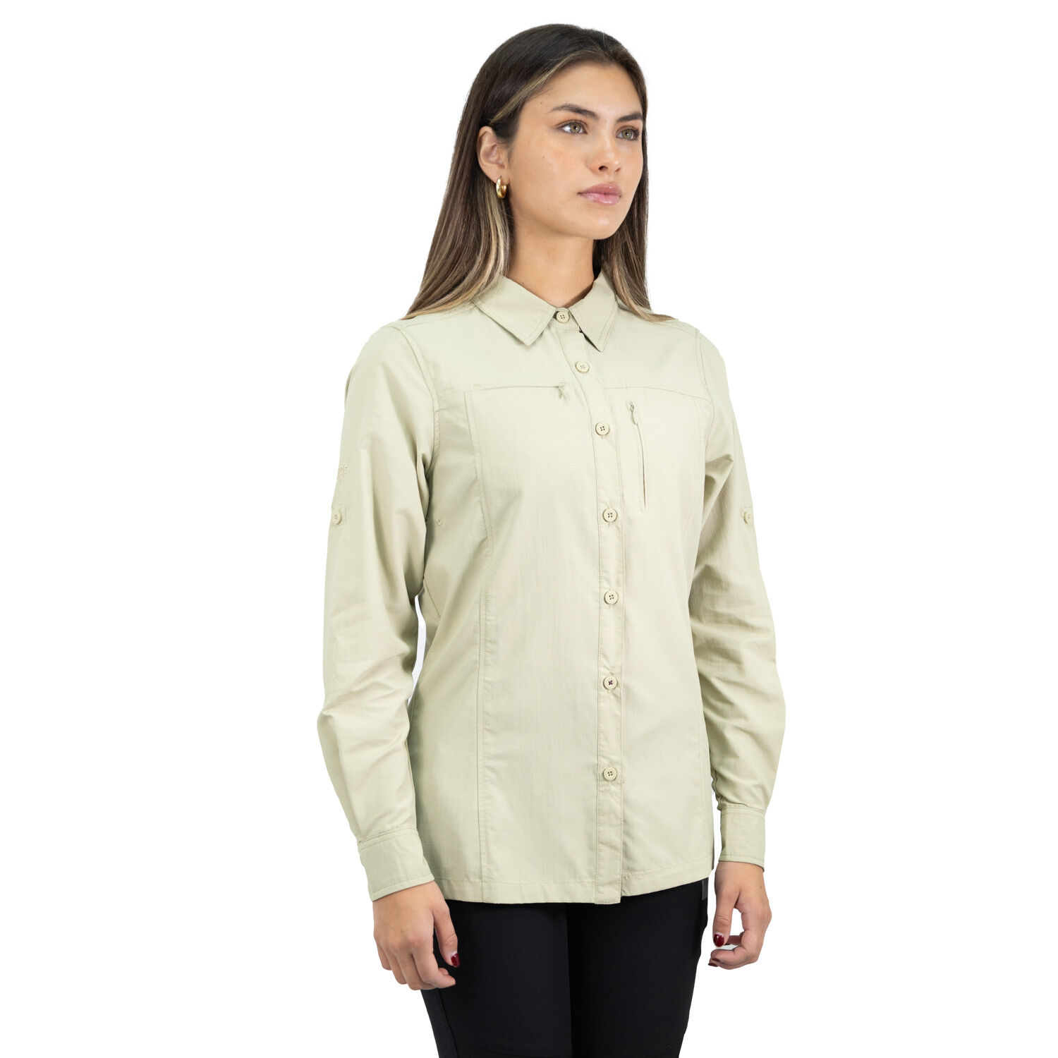 Camisa Hw Arizona Mujer Beige image number 1.0