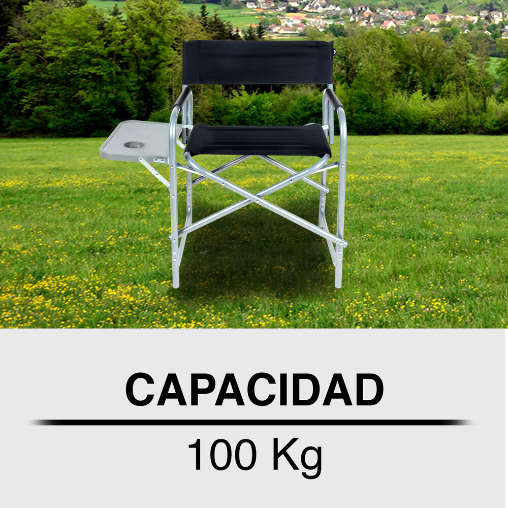 Silla Con Bandeja Plegable Negro image number 4.0