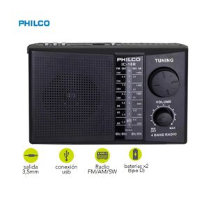 Radio Recargable Ic-18r Philco