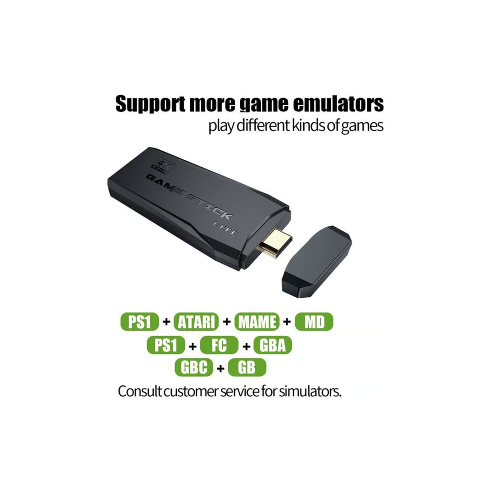Consola De Videojuegos Con 10000 Juegos Incorporados Game Stick 64g image number 3.0