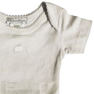 Body Babycottons M/c Americana Logo Jersey Set X 2 Blanco