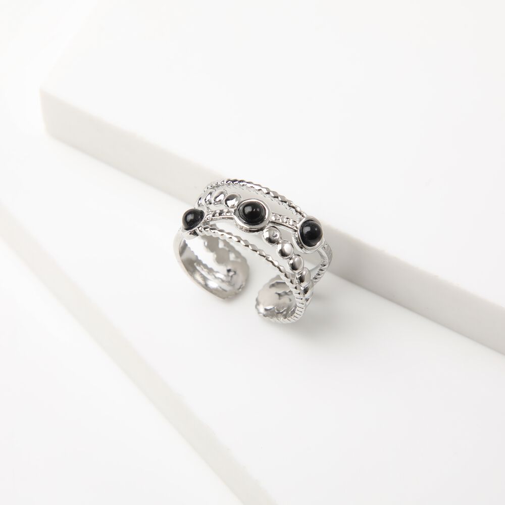 Anillo 19v69 Plateado Mujer Str084 image number 0.0