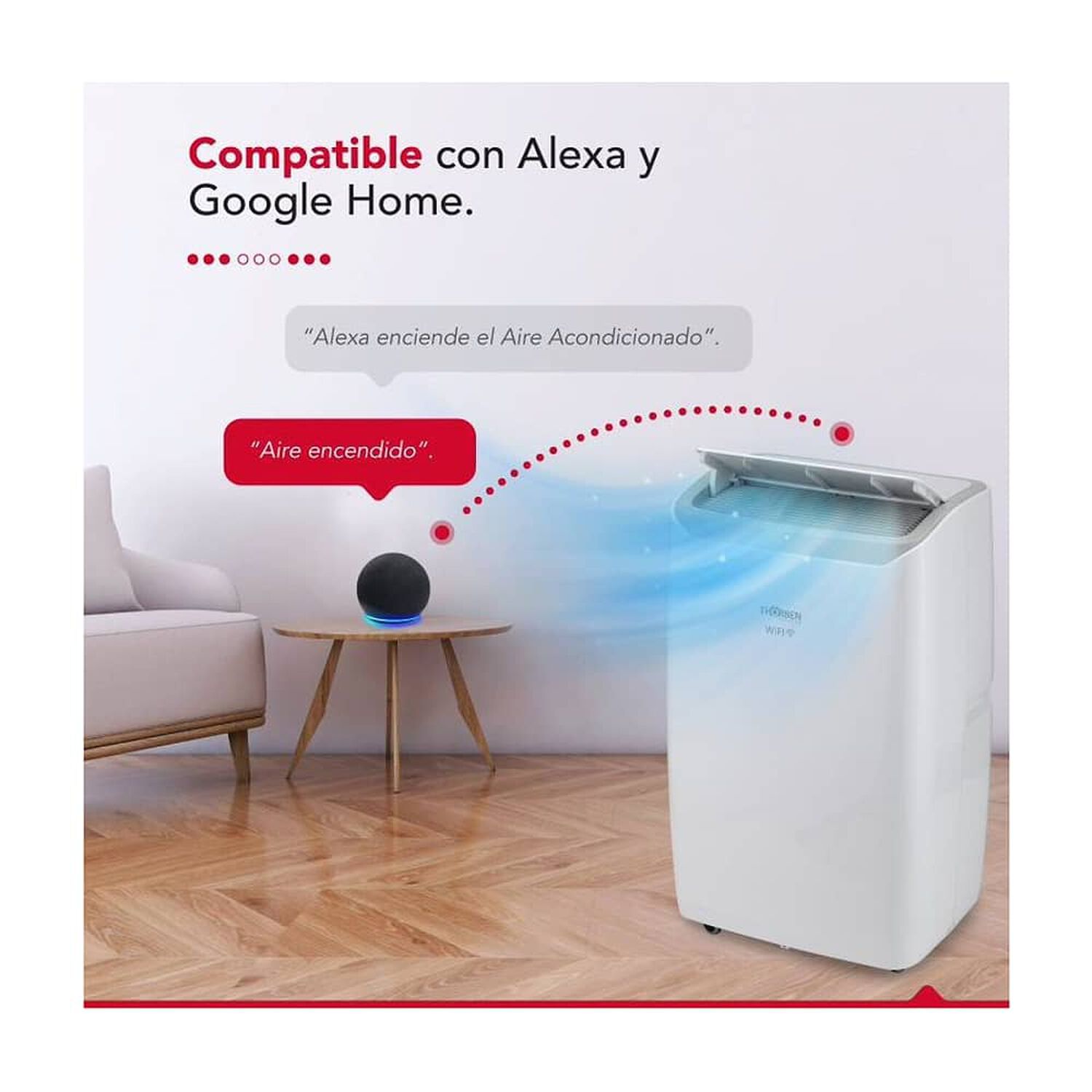 Aire Acondicionado Port&aacute;til Frio/calor Thor Smart Pac 4en1 Wifi 9000 Btu image number 3.0