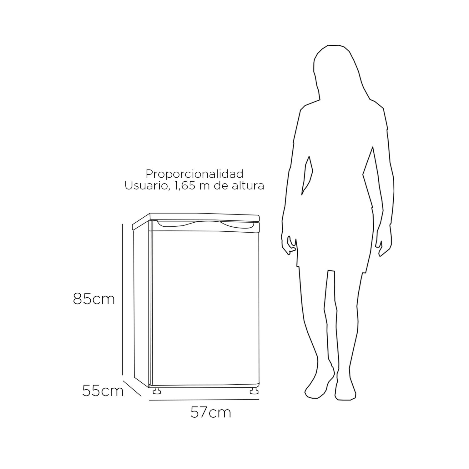 Freezer Vertical Frio Directo 85 Lts Lfv-100i Inox image number 2.0