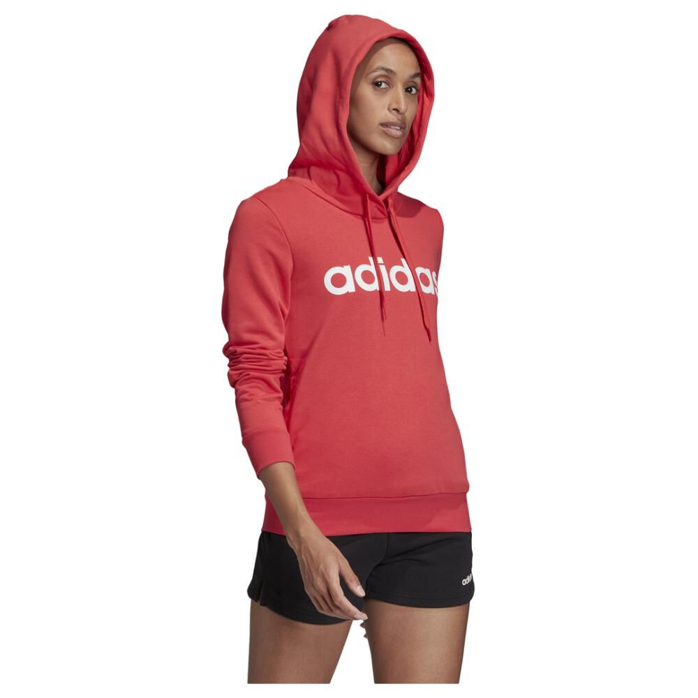 Polerón Deportivo Mujer Adidas Essentials Linear Over Head image number 2.0