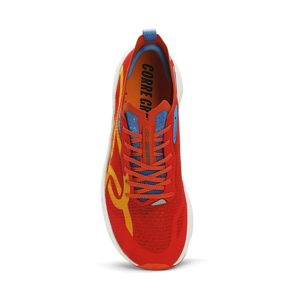 Zapatilla Running Mujer Corre Grafeno 3 Rojo/amarillo image number 2.0